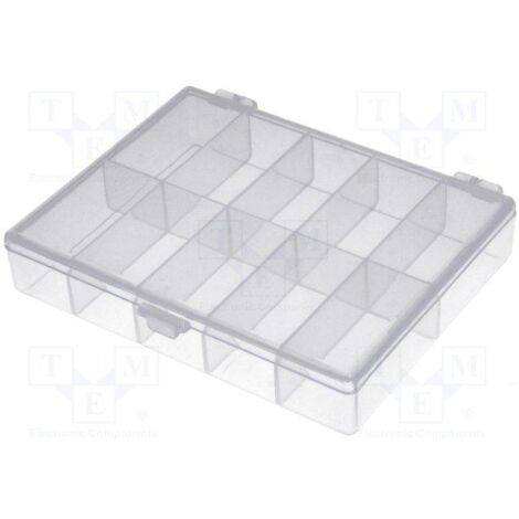 Box 10 Containers 22x44x18,5mm Transparent Nb-box10