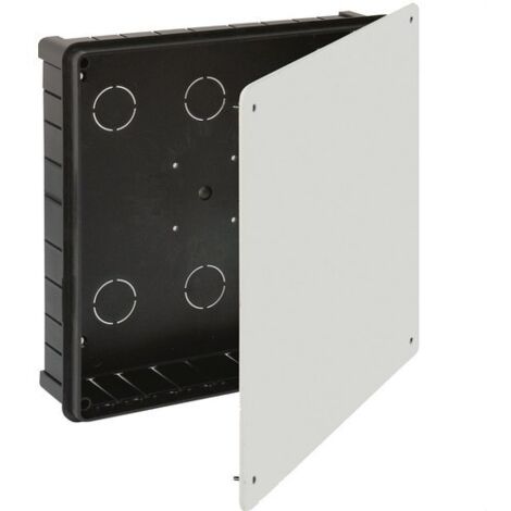 Box 250x250x65 weiße Deckelschrauben