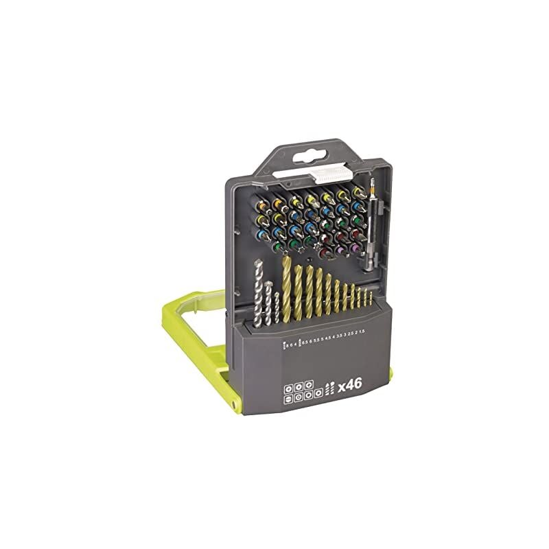 Image of RAK46MIX Kit 46 Bits 1/4 Zoll Sechskantbohrer - Ryobi