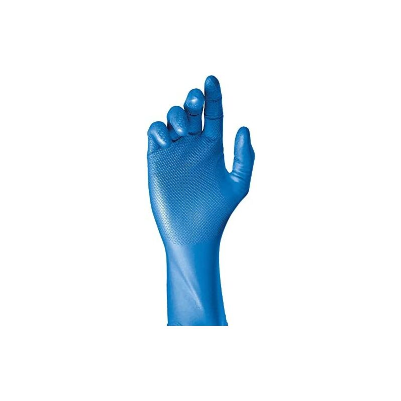 Image of Juba - Confezione da 50 guanti monouso in nitrile blu senza polvere taglia 11