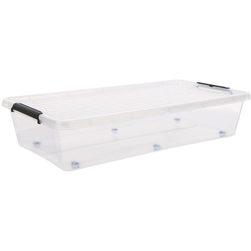 Image of 5five - box 50 l clip easy roll bed - Trasparente