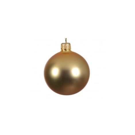 Box 6 Palline Vt Oro Opaco d.8 Cm