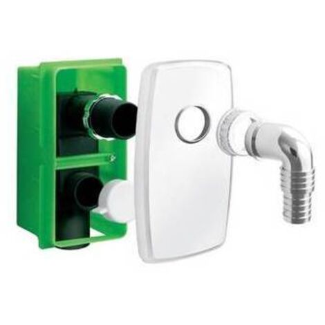 BOX DA INCASSO COMPACT CON SIFONE ESTRAIBILE Bianco BONOMINI
