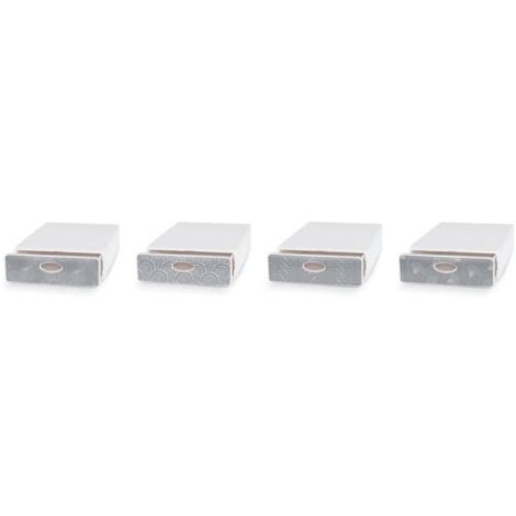 Box da riordino deco Domoliving mini grey 15,5x20xh10,5cm