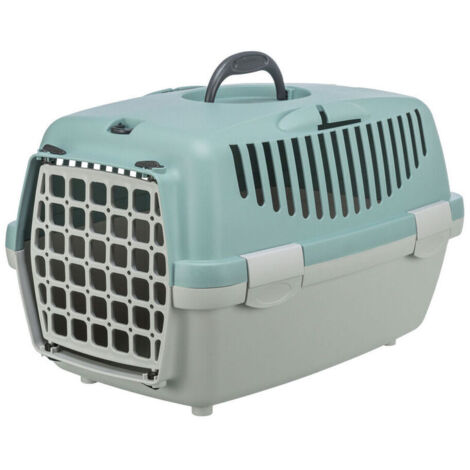 Box da trasporto - TRIXIE - Capri 1 - XS : 32 x 31 x 48 cm - Grigio chiaro / Salvia