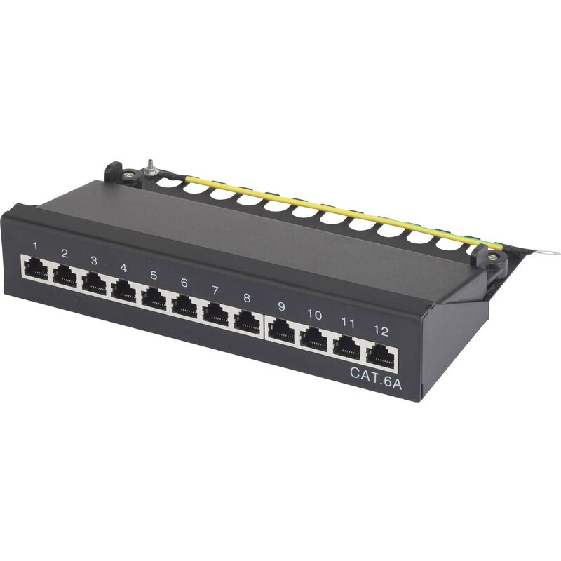 Renkforce - Boîtier de brassage 12 ports cat 6a 1 uh X483441