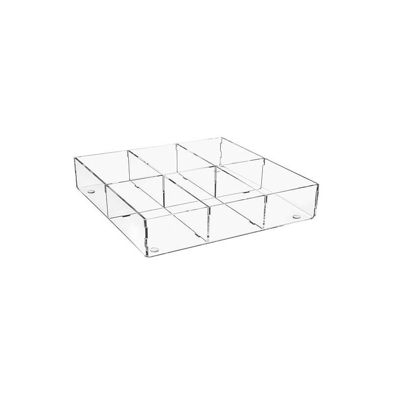 Banyo - Box de rangement en plexiglas transparent 240x240x50mm