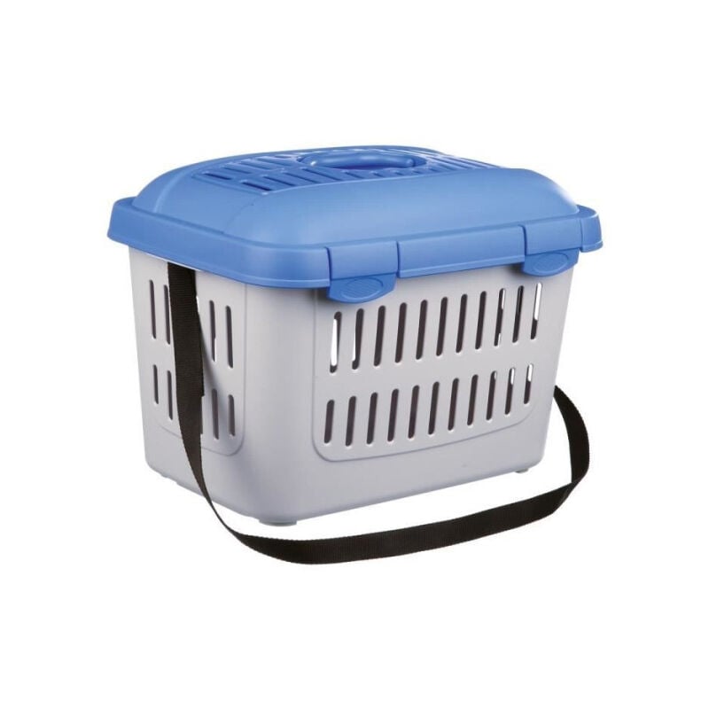 TRIXIE Box de transport - Midi-Capri 44 × 33 × 32 cm- Ouverture frontale - Fentes de ventilation - Poignée - Poids max 11 Kg