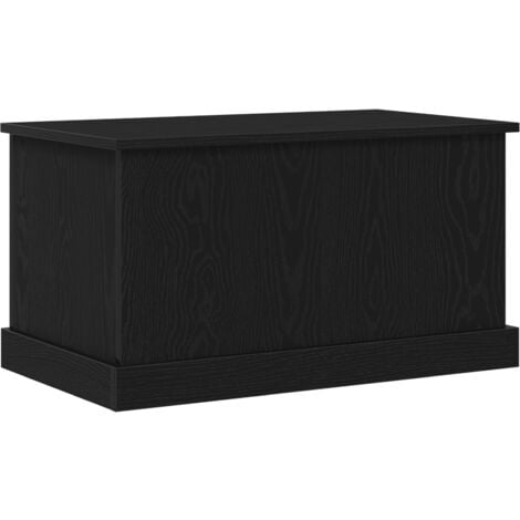 Box di Stoccaggio  Nero Rovere 70x40x38 cm Legno Ingegnerizzato vidaXL