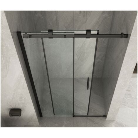 Box Doccia 120 cm 8 mm Nicchia 1 Anta Scorrevole in Cristallo - Misura Box Nicchia 120