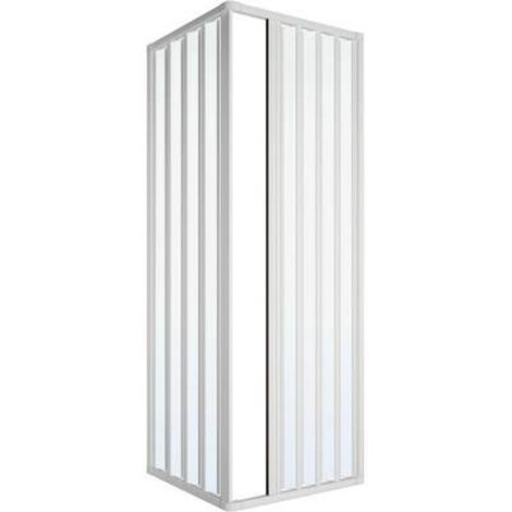 Box doccia 2 lati soffietto riducibile modello loris lux cm 70 x 70