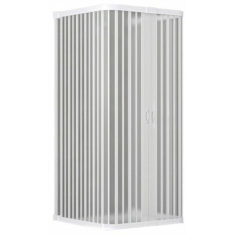 BOX DOCCIA 3 LATI A SOFFIETTO RID. MOD. CONO LINEA PLISSE' cm 95x95x95
