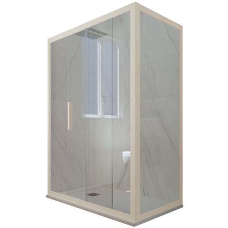 Box doccia 70x170 1 anta scorrevole h 200 Champagne Deco Duo