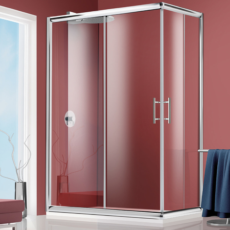 Cabina Doccia 70 X 80.Box Doccia 70x80 Cm In Cristallo Temperato Da 6 Mm Stampato C 6 Mm A7080 2