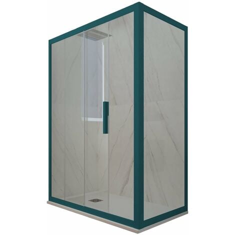 Box doccia 75x110 1 anta scorrevole h 200 Verde Night Watch Deco Duo