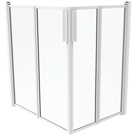 Box doccia 90X90 cm H.100 cm in polyglass