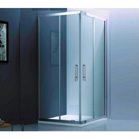 Box doccia 90X90 h190 scorrevole quadrato anticalcare vetro 6mm