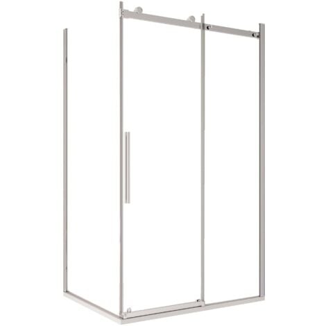 Box Doccia Angolare 70x120 cm 1 Anta Scorrevole in Cristallo Trasparente 8mm H195 Bonussi Elise 3.0