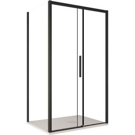 Box Doccia Angolare 70x140 cm 1 Anta Scorrevole in Cristallo Trasparente 6mm H195 Bonussi Eliane