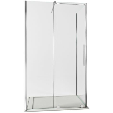 Box Doccia Angolare 70x140 cm 1 anta Scorrevoli senza Profili in Cristallo trasparente 8mm H200 Bonussi Uriel
