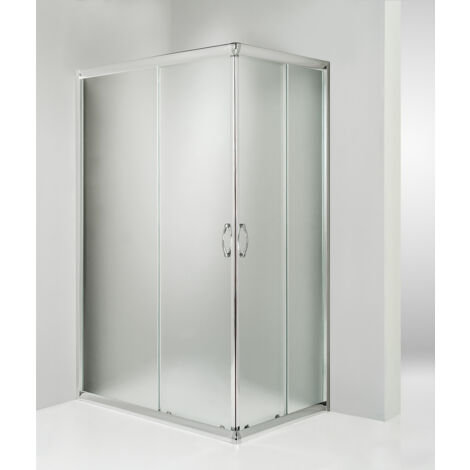 Cabina doccia 120x70 vetro trasparente altezza 180cm