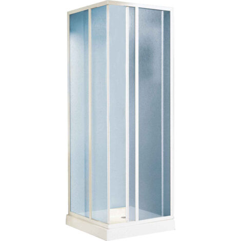 Box Doccia Angolare Smeralda - Bollicine Acrilico 78-90X78-90 Ap. 40-54