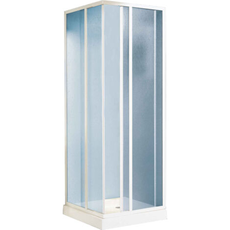 Box Doccia Angolare Smeralda - Bollicine Acrilico Rett. 68-80X88-100 Ap. 44-60