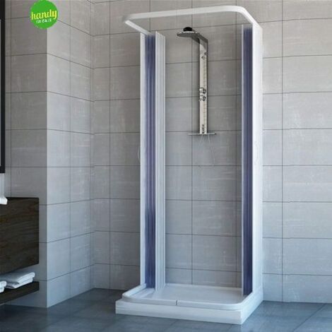 Box doccia Ariete 3 lati 100x100x100 cm apertura centrale