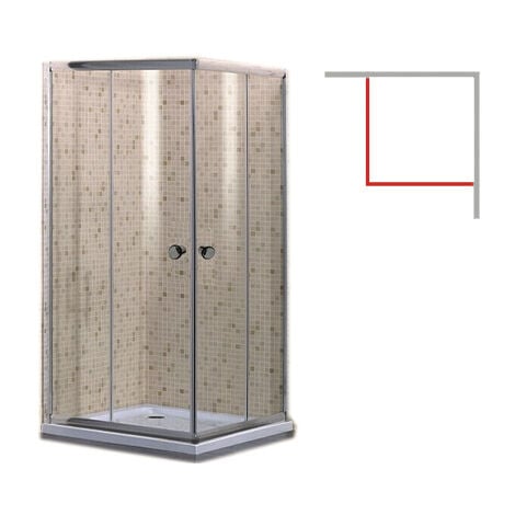 BOX DOCCIA BRIXO TULIPANO 70X70X190