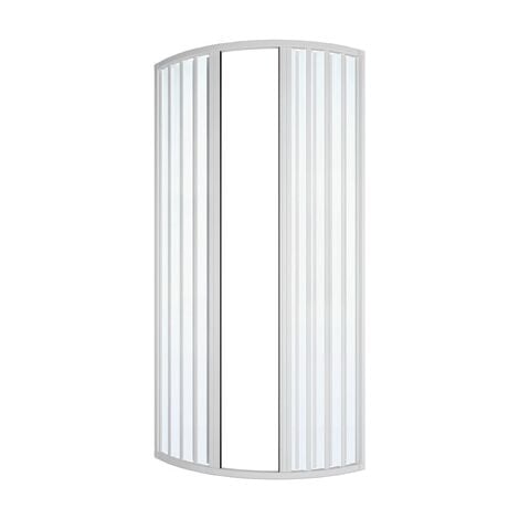 Box doccia circolare a soffietto cm 68-70 apertura laterale