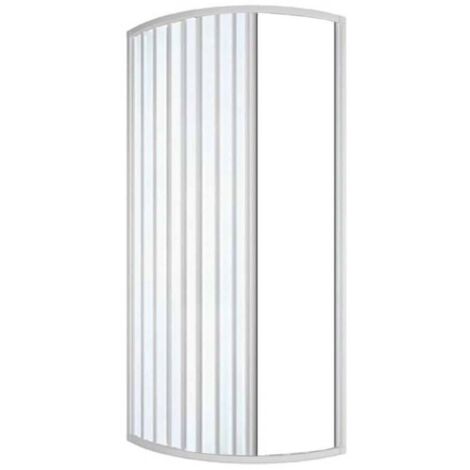 Box doccia circolare a soffietto mod. ilaria lux cm 73-75 apertura laterale r38
