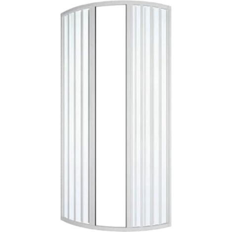 BOX DOCCIA CIRCOLARE A SOFFIETTO MODELLO ILARIA LUX Cabina PVC 75 x 75 cm