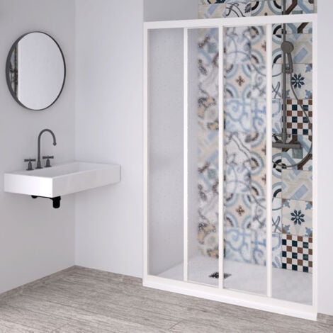 FORTE Box doccia con profili in PVC e acrilico da 1,8 mm.
