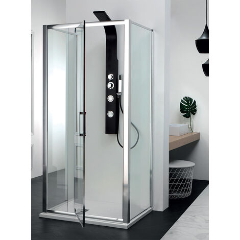 Box doccia FPB40 cristallo 6 mm trasparente 100x90x100 con