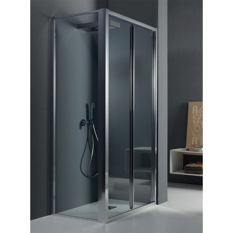 Box doccia FPS30 cristallo 6 mm trasparente 65x80 con profilo