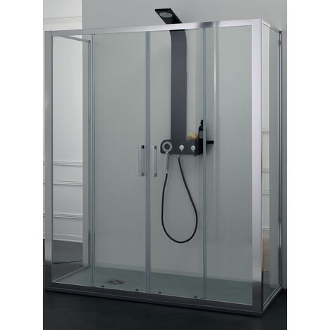 Box doccia FPSC57 in cristallo 6 mm. trasparente cm. 100x150x100
