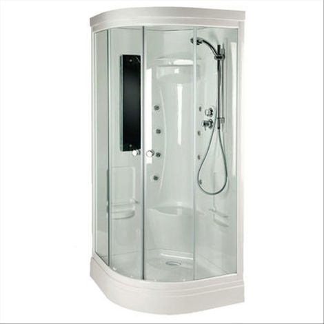 Box Doccia Idromassaggio Bagno.Box Doccia Idromassaggio Bagno Turco Semicircolare 90x90 Claudia Treesse 271176335098