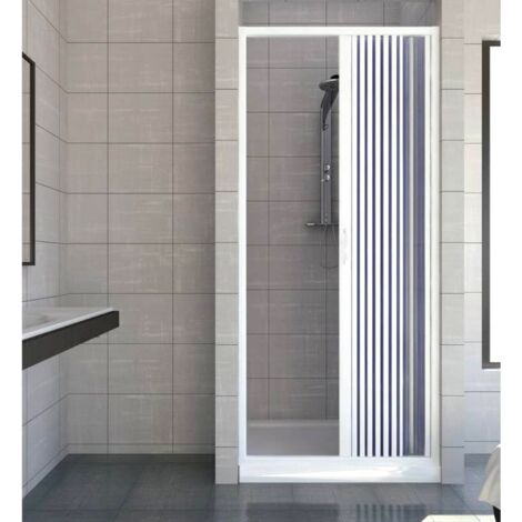 Box doccia in PVC con apertura laterale a scorrimento reversibile H185 cm Venere