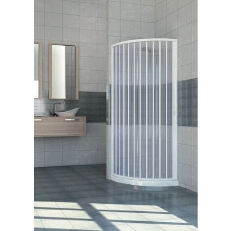 Box doccia in pvc h 185 cm mod. Scorpione 80x80 apertura laterale