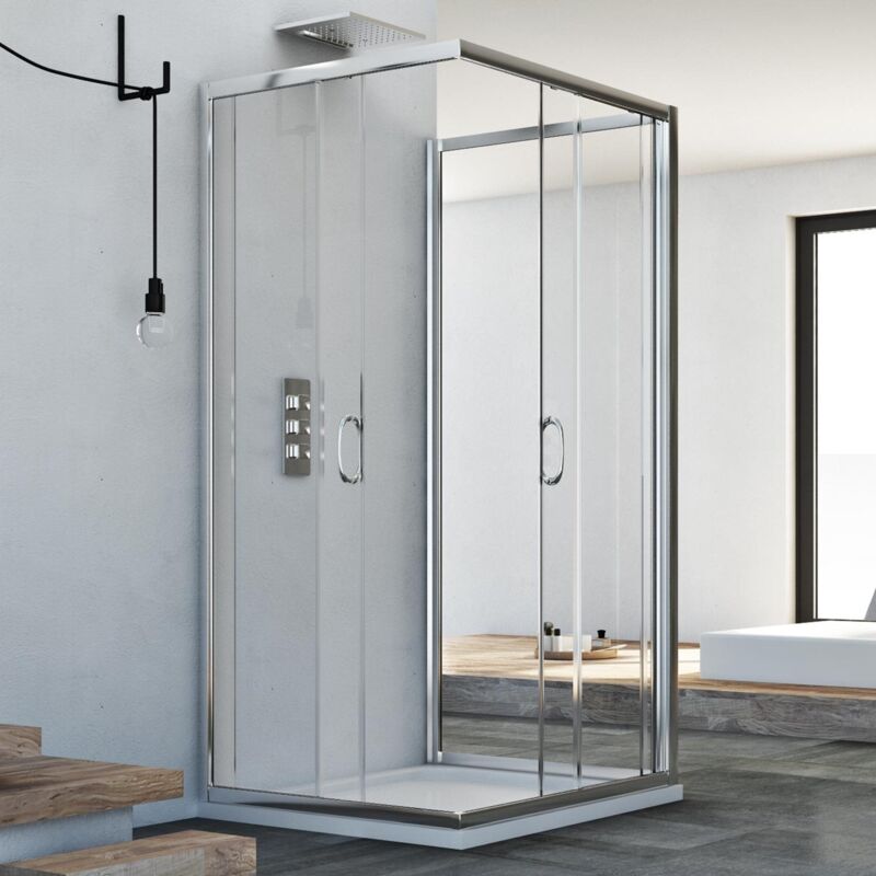 Box Doccia 3 lati 70x100x70 CM H185 stampato C mod Junior Trio