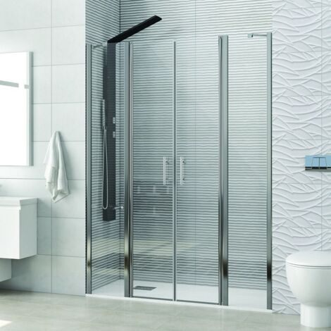 Box doccia nicchia 150-155 cm con 2 battenti KPX7000