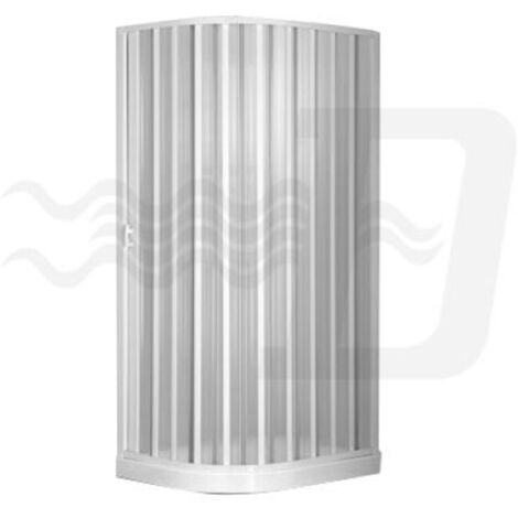box doccia semicircolare asimmetrico soffietto Tina cm 70x90 dx