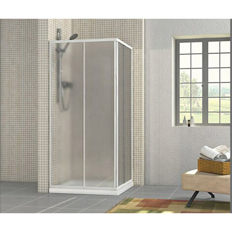 Box doccia Smeralda in acrilico bollicine cm. 70x100 80x100