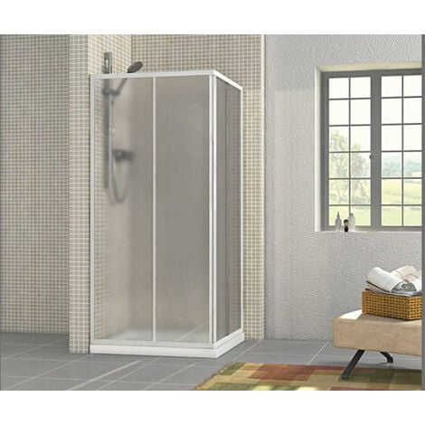 Box doccia Smeralda in acrilico bollicine cm. 70x120 80x120