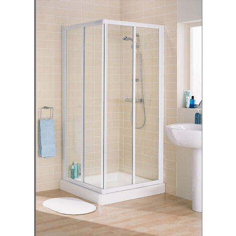 Box doccia Smeralda in cristallo 3 mm. trasparente cm. 70x120
