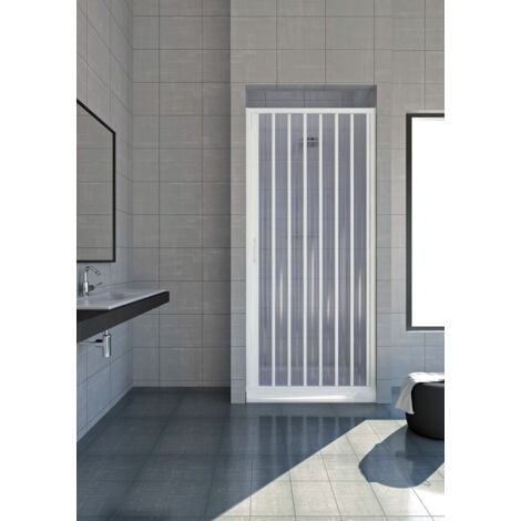 Box doccia 'venere' apertura laterale 1 porta estensibile in pvc - cm.70/80x185h
