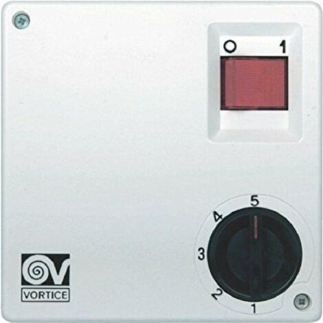 Box-Drehzahlregler für Deckenventilatoren ohne Licht SCNR5 - sku 12955 - Weiß