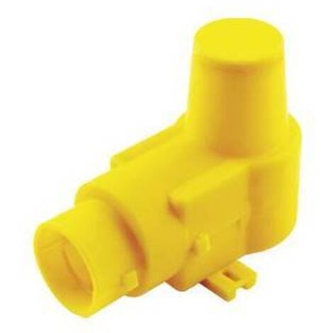 BOX IN PLASTICA PER RACCORDO CURVO CON FLANGIA