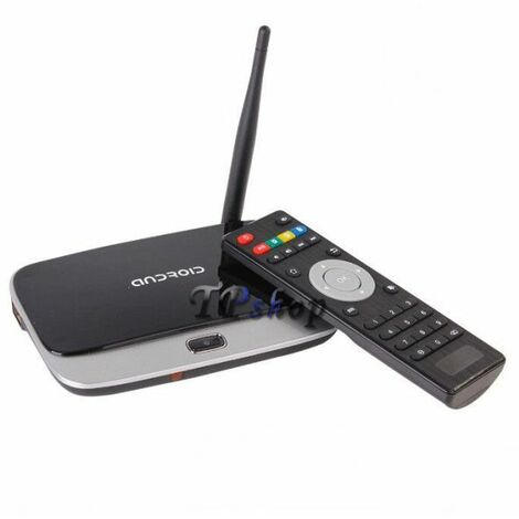 BOX LETTORE ANDROID TV SMART MEDIA PLAYER WIFI 1080P HDMI 8Gb FULL-HD AT918