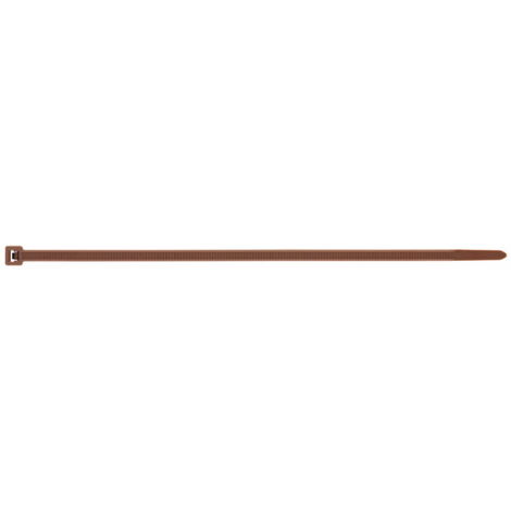 Box mit 100 - Schraubklemme - Farben Braun - Nylon 4,8 x 200 mm